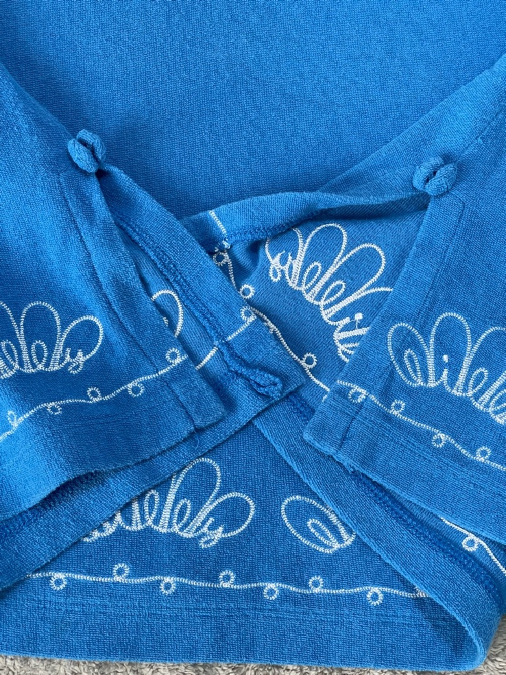 Lilly Pulitzer Women’s Size L  Embroidered Sleeveless Shift dress Blue Cotton - Picture 9 of 14
